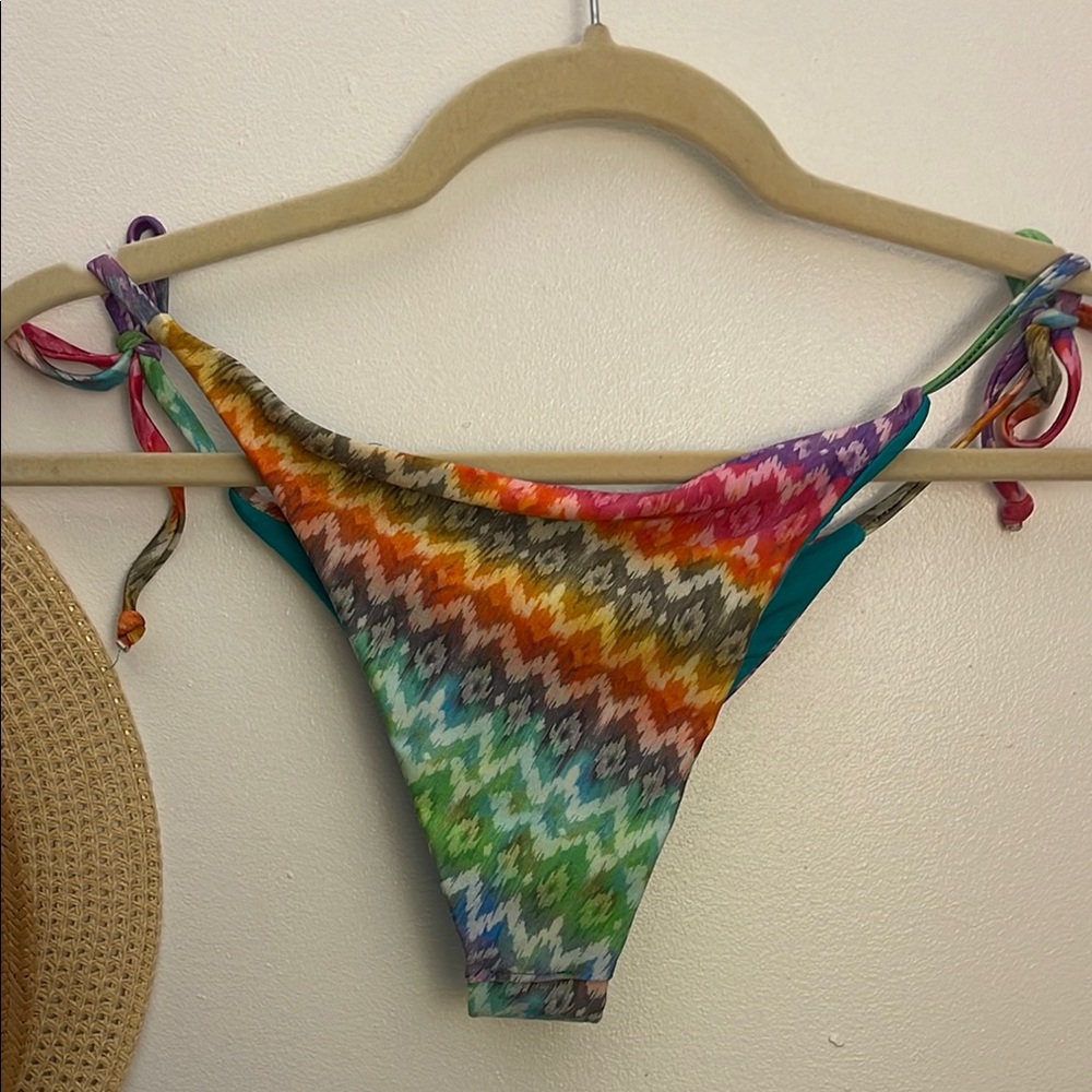 Vibrant Rainbow Triangle Bikini Set - image 4